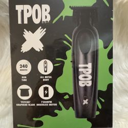 TPOB PRO X Digital Brushless Professional Cordless rechargeable Hair Trimmer Clipper