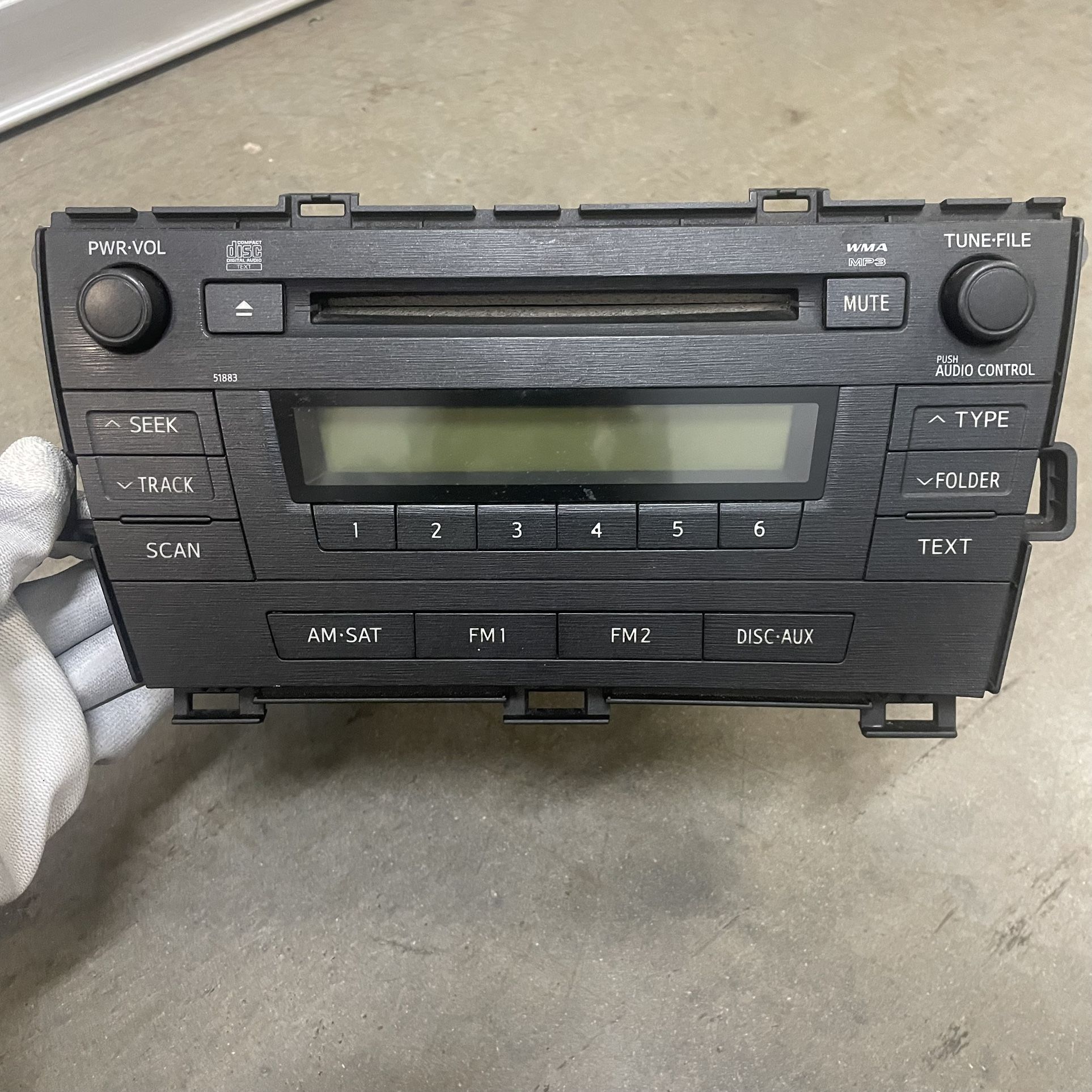 2010 -2014 Toyota Prius 51883 Radio Receiver 86120-47290