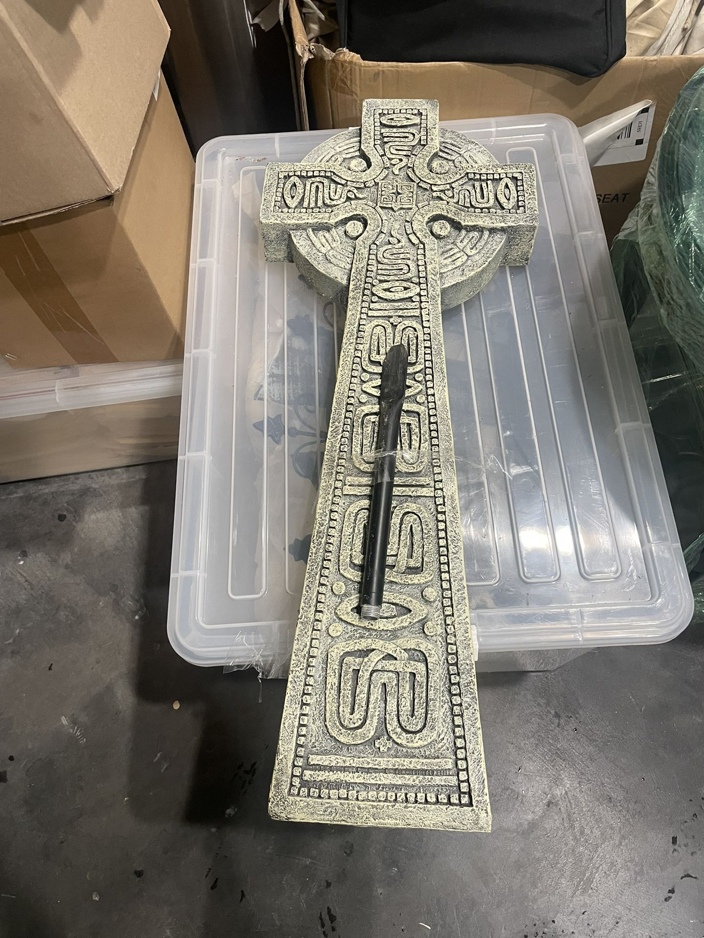 Celtic Cross Grave Marker-Halloween