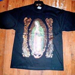 Tshirt With Design Of LA virgen DE GUADALUPE