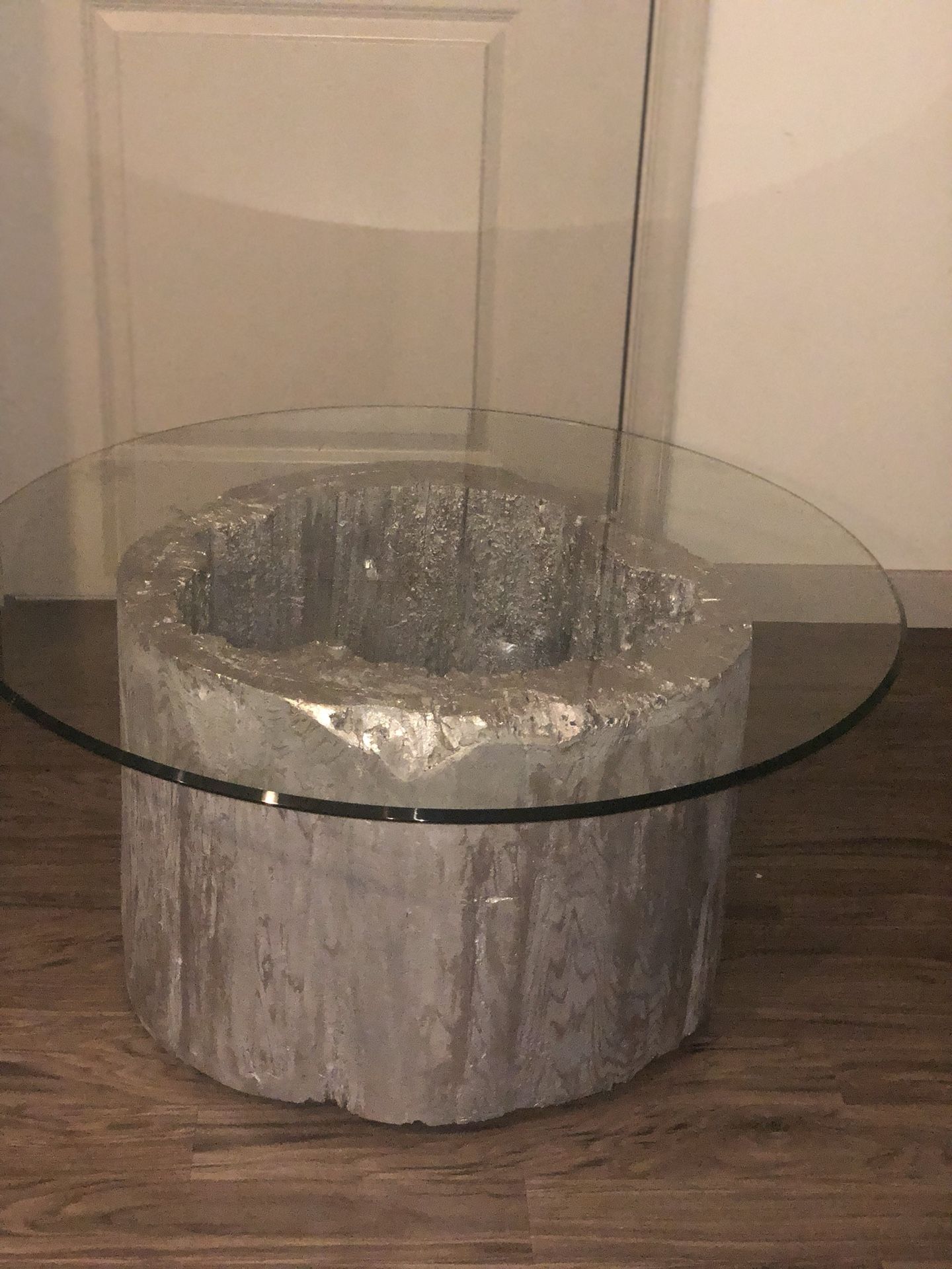 Tree Stump coffee table (Handmade in Takoma Park)