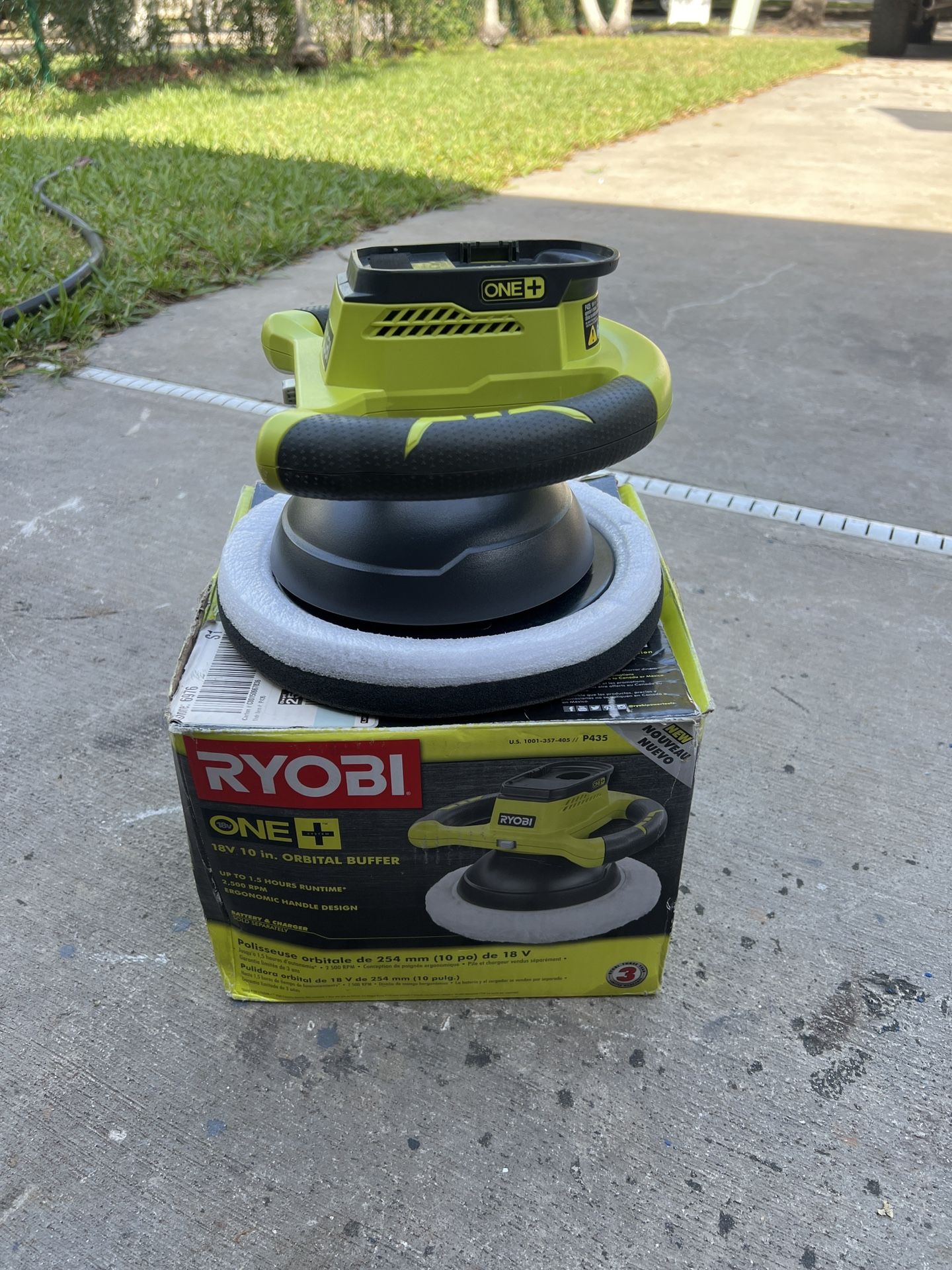 Ryobi 18V 10” Orbital Sander (tool only)