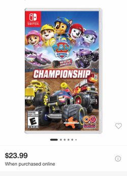 New video game: PAW Patrol Rescue- Nintendo Switch