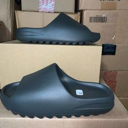 Brand new adidas Yeezy Slides Dark onyx Size 12