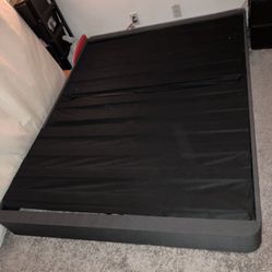 Queen Upholstered Platform Bed Frame