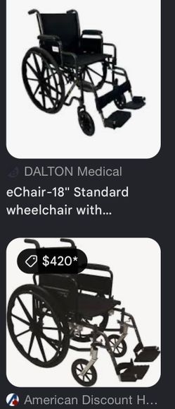 Wheelchair 18”wheels