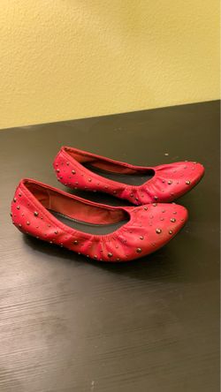 Red Ballet Shoes Size 8