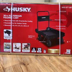 Carro de Herramientas Plegable Todo Terreno Husky de 38 pulgadas