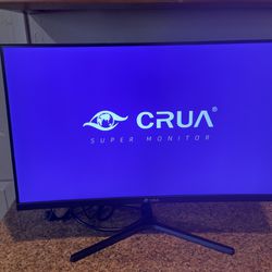 24" CRUA Gaming Curved Monitor 144 Hz 