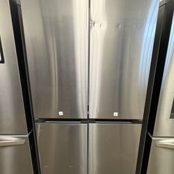 Samsung 4-Door French Door Refrigerator (Stainless Steel, Split Freezer) | ($0 Down) | No Credit Needed 