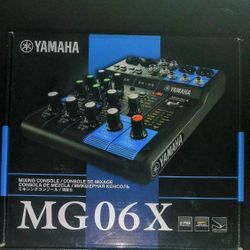 Yamaha MG06X 6-channel Mixer with Effects