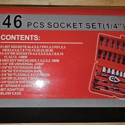 Socket Set (46 Piece 1/4")
