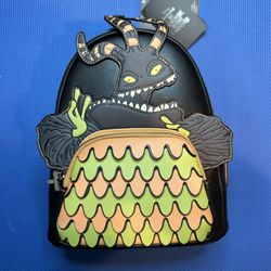 Loungefly Exclusive Disney NBC Nightmare before Christmas Harlequin Demon Cosplay Mini Backpack - NWTs  Glow in the Dark 9” x 10.5” x 4.5” Printed App