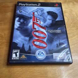 PlayStation 2 / PS2 - 007 Everything Or Nothing