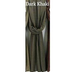 Womens Dark Khaki Premium Jersey Hijab