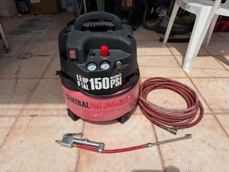 6 Gallon Air Compressor with hose & tire inflator