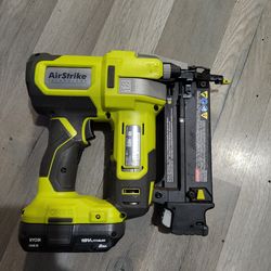 Ryobi air strike 18 gauge