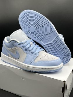 Jordan 1 Low Football Grey Aluminum 