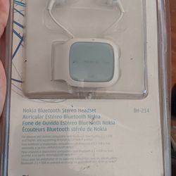 Nokia BH-214 Vintage Bluetooth Headset. New