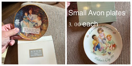 Avon Small Plates And Other Glassware 