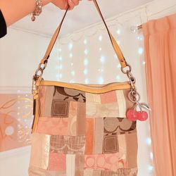 Vintage Coach Pink Patchwork 