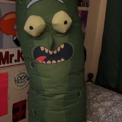Giant  Pickle Rick plush