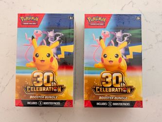 Pokémon 30th celebration booster bundle.