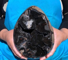 9 lb geode rock petrified mud egg