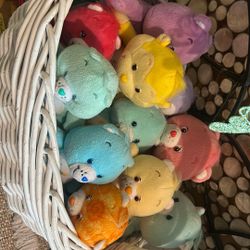 Care Bear basket contains 10 Care bears
