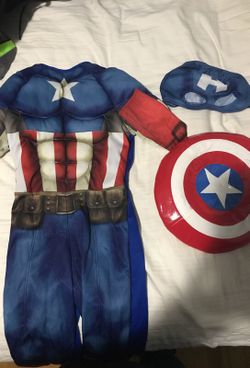 Toddler captain America costume