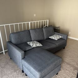 Used 3 Person Dark Gray Couch