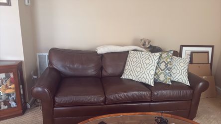 Leather Ethan Allen - like new