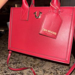True Religion Red Purse 