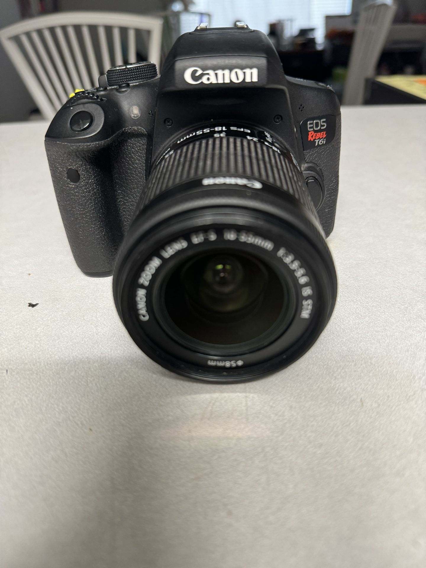 Canon Rebel T6i Camera 