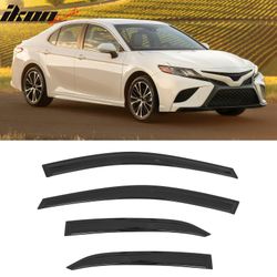 Fits 2018-2024 Toyota Camry Window Visor Rain Sun Guard Acrylic Side Deflector Vent