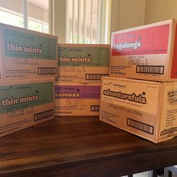 Case of Girl Scout Cookies (12 boxes)
