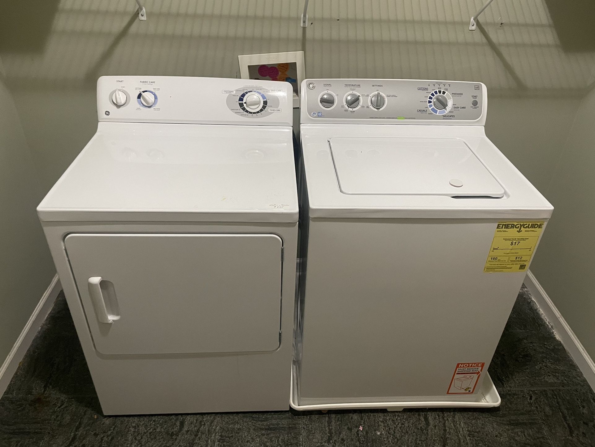 Washer And Dryer