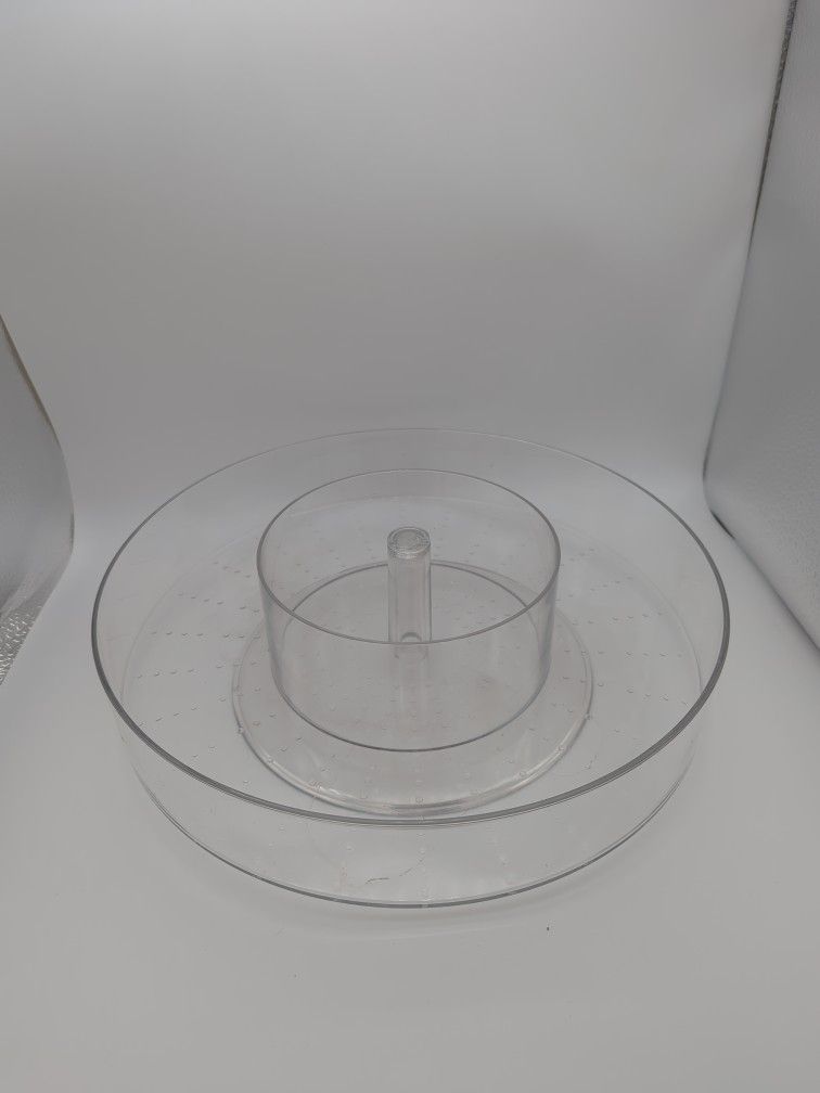 Clear Circular Spinning Tray