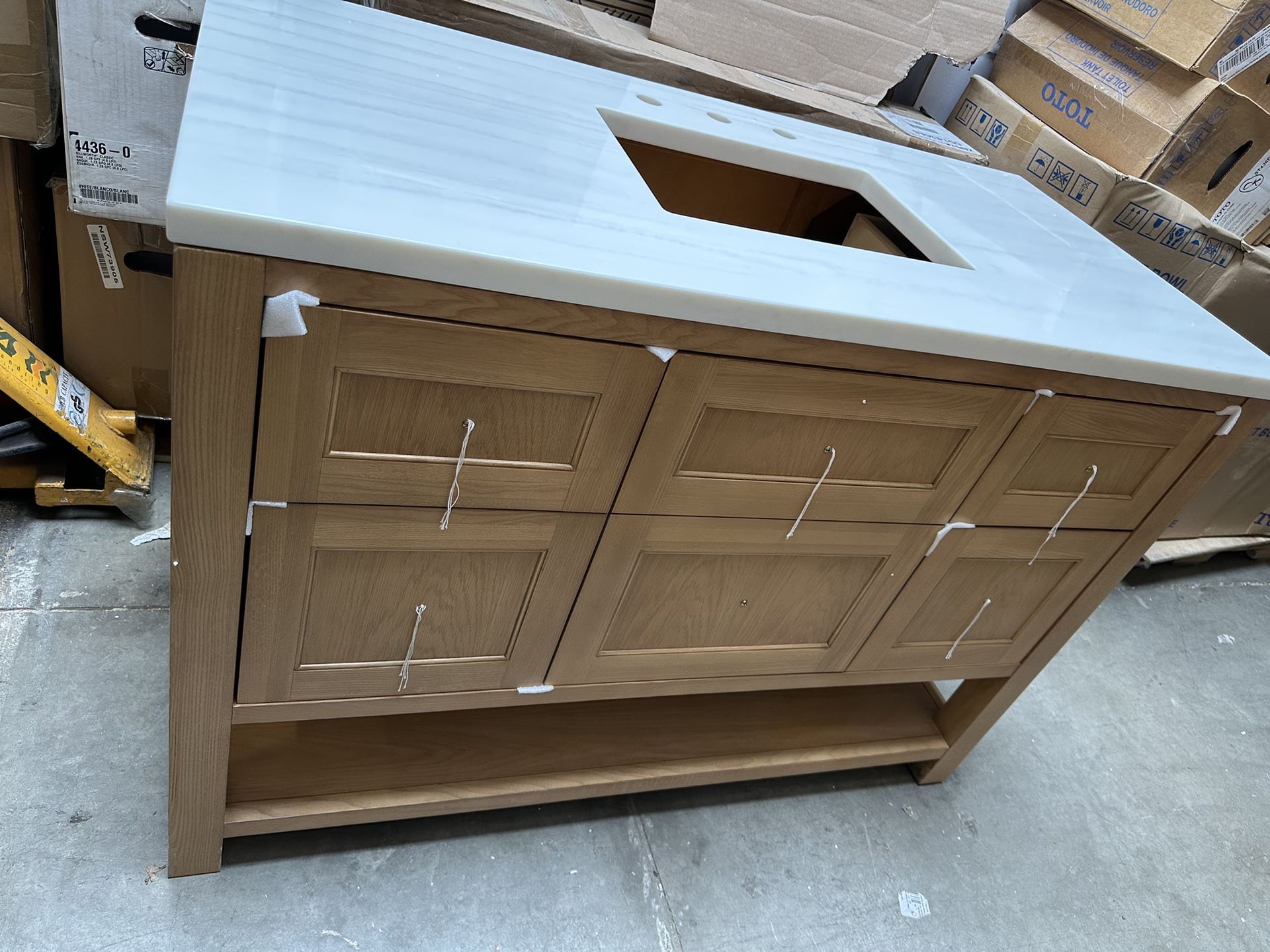 James Martin 48” Vanity In Natural Oak