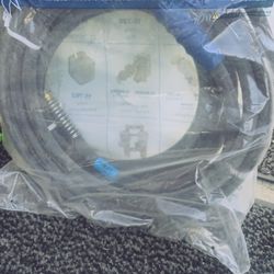 Red And Blue Tractor Air Lines