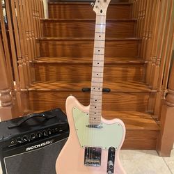 Squier Paranormal Offset Telecaster (Mint/Upgrade Seymour Duncan) w/ Acouastic G20 Amp