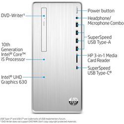 HP Desktop Core I5-10400 2.9GHz 8GB 256GB SSD