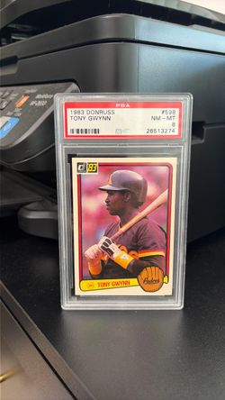 1983 Donruss Tony Gwynn #598 PSA 8