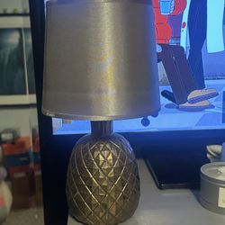 Gold Pineapple Lamp