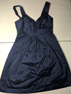 DAVID'S BRIDAL Navy Blue Cocktail Dress Size 4