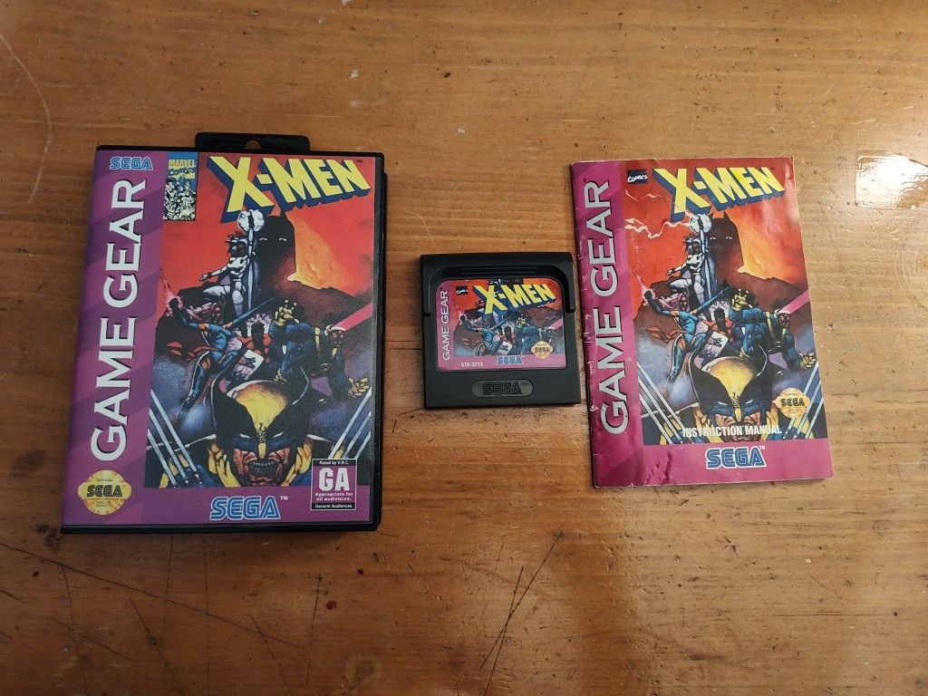 Xmen Sega Game Gear (with Custom Box And Manual) for Sale in Rialto