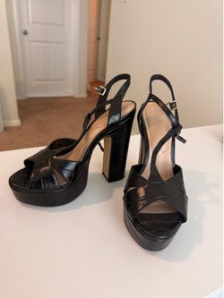 Aldo black heels size 6.5
