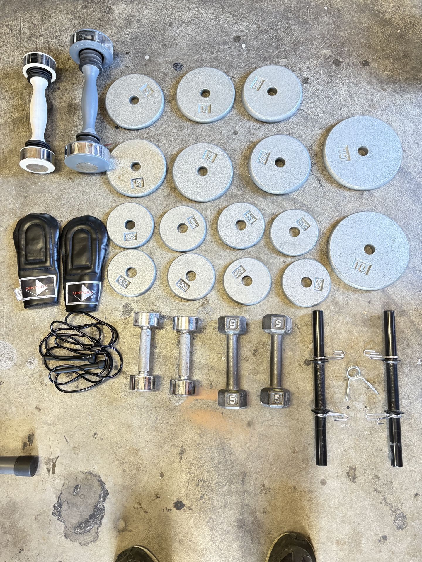 Gym Weights/ Dumbbells/boxing Gloves Etc 