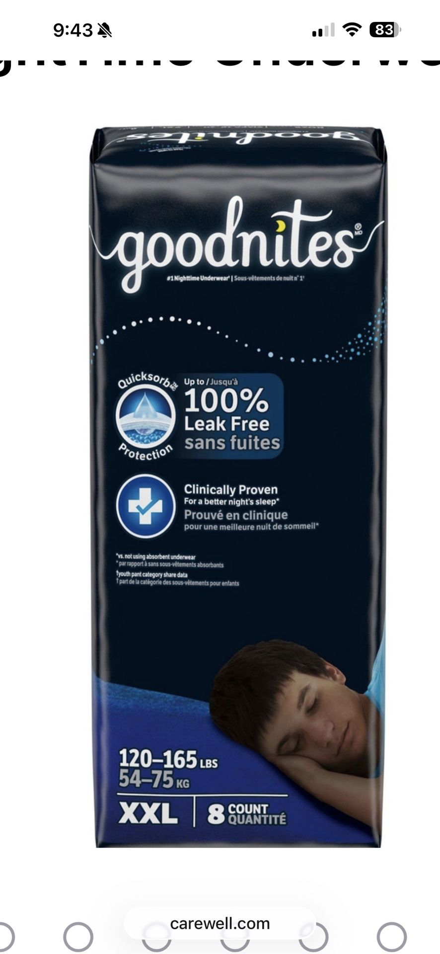 Goodnight XL Diapers