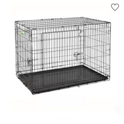 Extra Large Midwest Contour Double Door Folding Dog Crate, 48.46" L X 30.35" W X 31.92" H